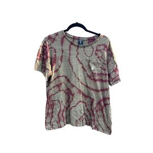 Reverse Dye T Shirt | Men’s Shirt | Geode Tie - Reverse Dye | Upcycled Fashion